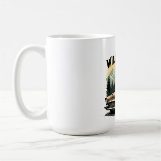 Hurvarg Klassisk Vintage Bil Natur Vägresa Kaffemugg