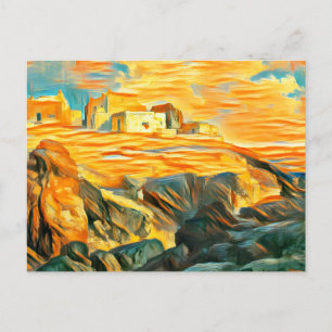 Hus Atop a Mountain, New mexico Vykort