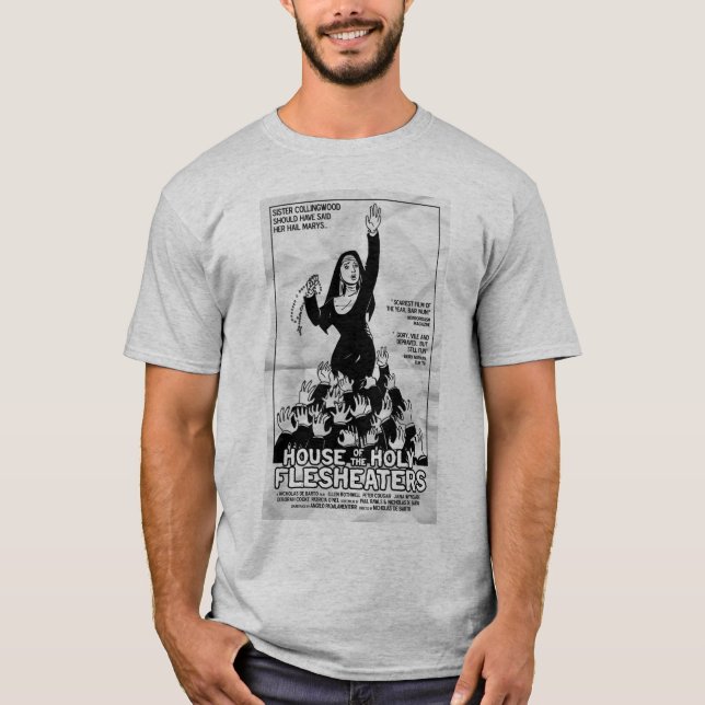 Hus av de heliga kötteatersna tee shirt (Framsida)