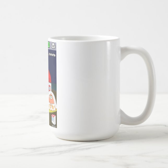 Hus av den Pou muggen Kaffemugg (Höger)