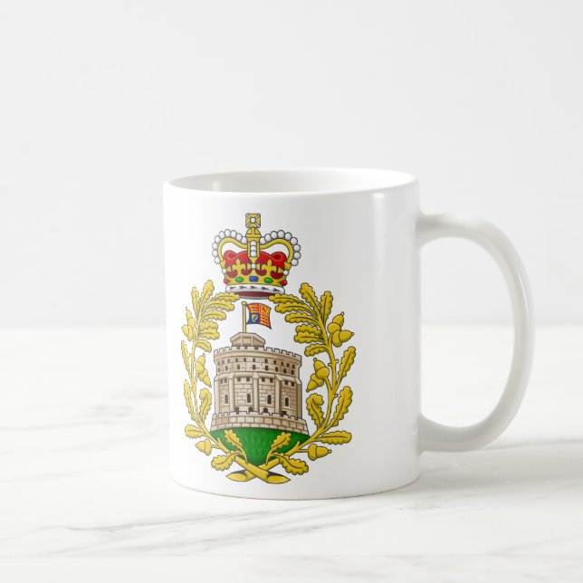 Hus av den Windsor royalvapenskölden Kaffemugg (Höger)