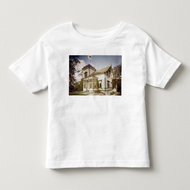 Hus av Edvard Grieg Tee Shirt (Framsida)
