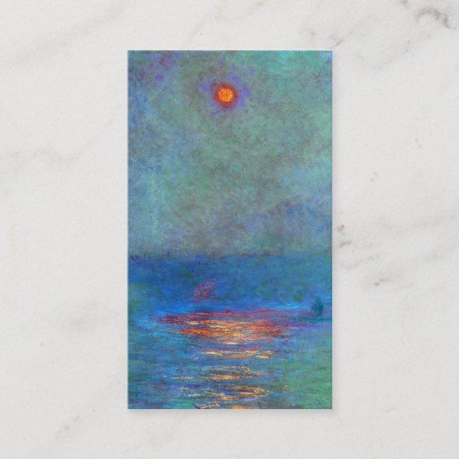 Hus av parlamentet - Claude Monet Visitkort (Framsida)