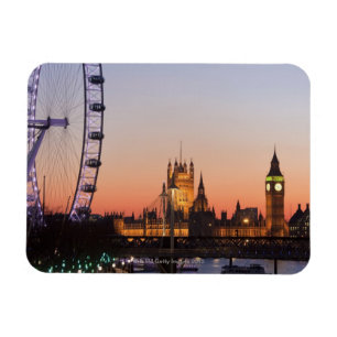 Hus av parlamentet & det London ögat Magnet