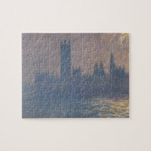 Hus av parlamentsolljus verkställer vid Monet Pussel