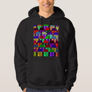 HUS FÄRGHET HEM GEMENSKAP HOODIE