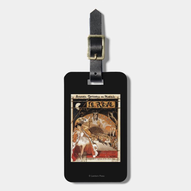 Hus för Le Reve Balett kapacitetsopera Bagagebricka (Vertikal Framsida)