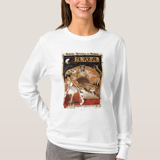 Hus för Le Reve Balett kapacitetsopera T Shirt (Framsida)
