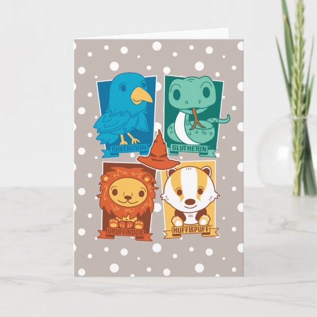 HUS FÖR TECKNAD HOGWARTS™ FÖR HARRY POTTER ™ KORT (Framsida)