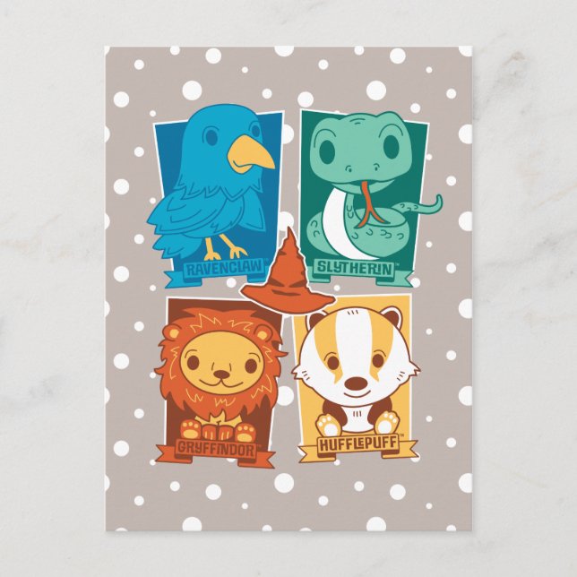 HUS FÖR TECKNAD HOGWARTS™ FÖR HARRY POTTER ™ VYKORT (Framsida)