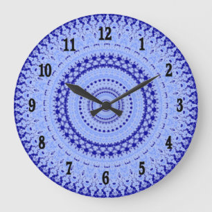Hus från Blue Land Kitchen Wall Clock Stor Klocka