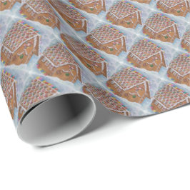 Hus Gingerbröd Presentpapper