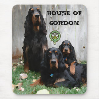 HUS GORDON, Gordon Setter-målning Musmatta