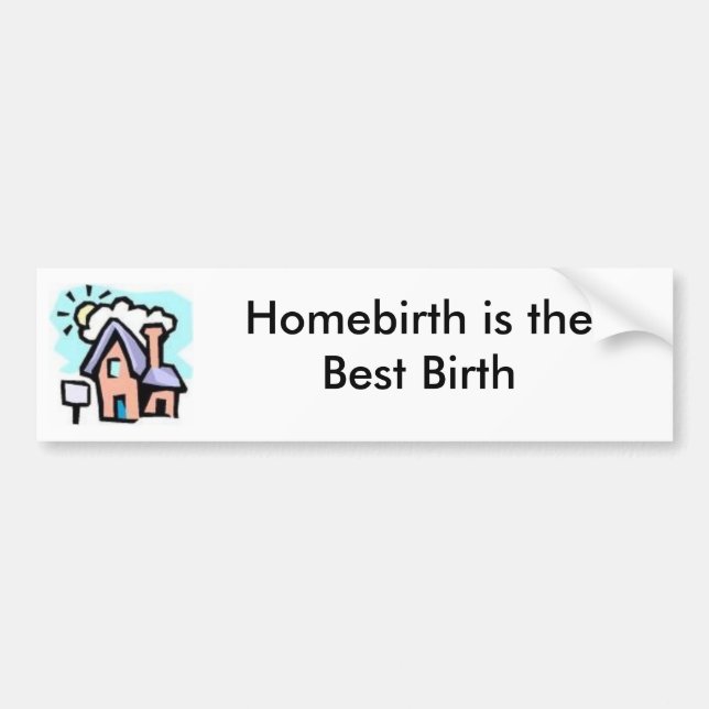 Hus-Homebirthbildekal Bildekal (Framsidan)