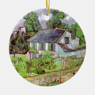 Hus i Auvers av Vincent van Gogh Julgransprydnad Keramik