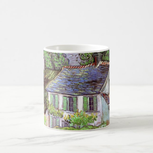Hus i Auvers av Vincent van Gogh Kaffemugg (Center)