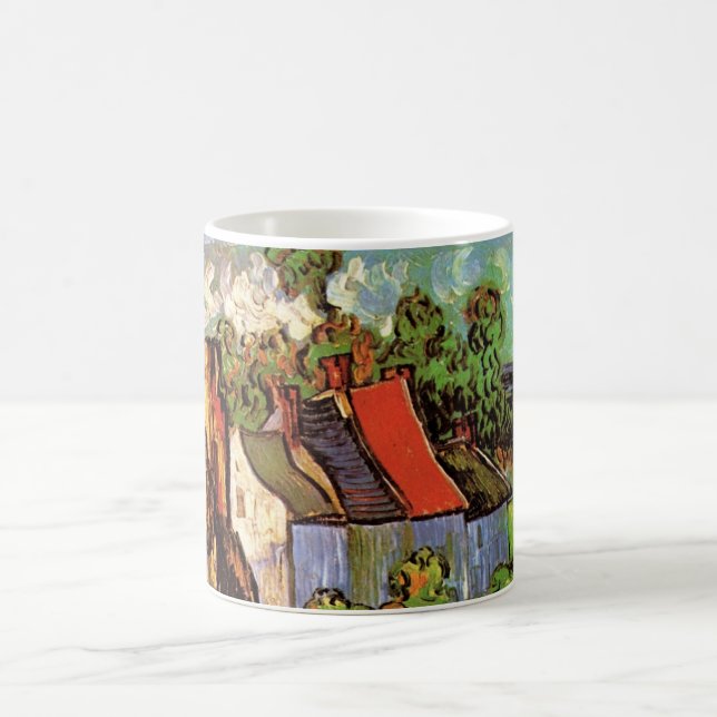 Hus i Auvers av Vincent van Gogh Kaffemugg (Center)