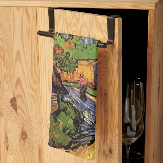 Hus i Auvers av Vincent van Gogh Kökshandduk (Thirds Fold)