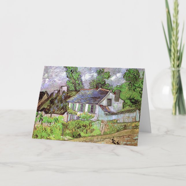 Hus i Auvers av Vincent van Gogh Kort (Framsida)