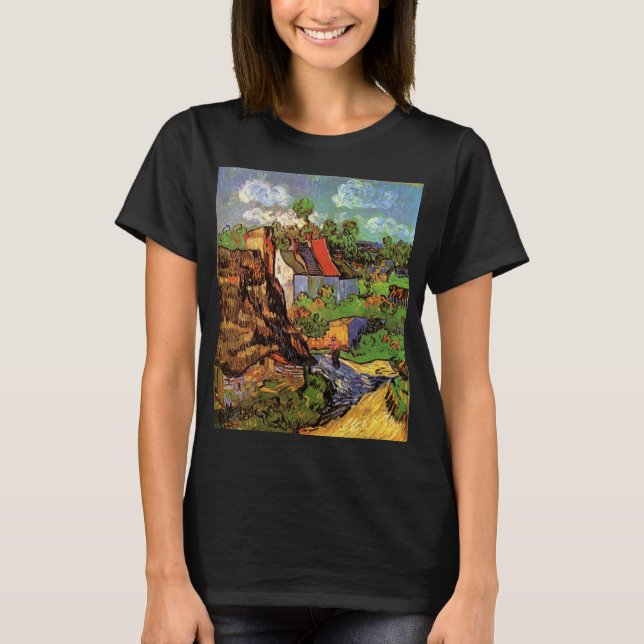 Hus i Auvers av Vincent van Gogh T Shirt (Framsida)