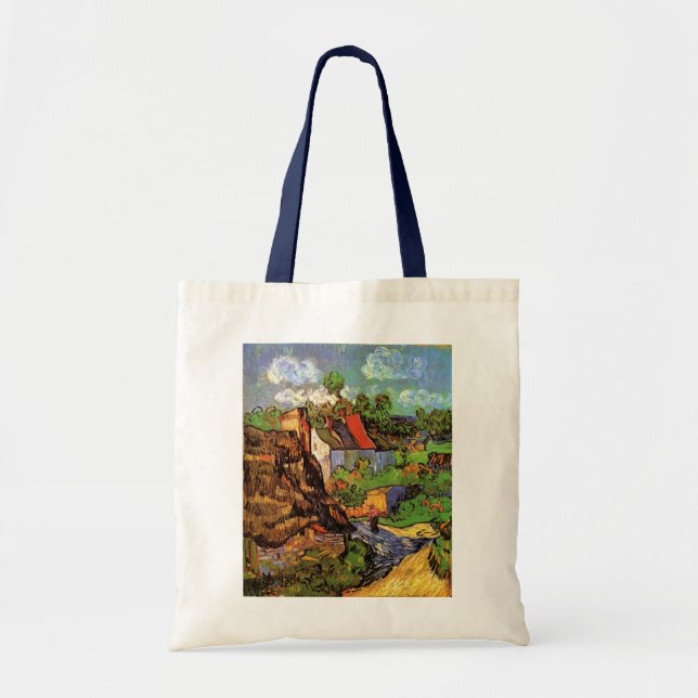 Hus i Auvers av Vincent van Gogh Tygkasse (Framsidan)