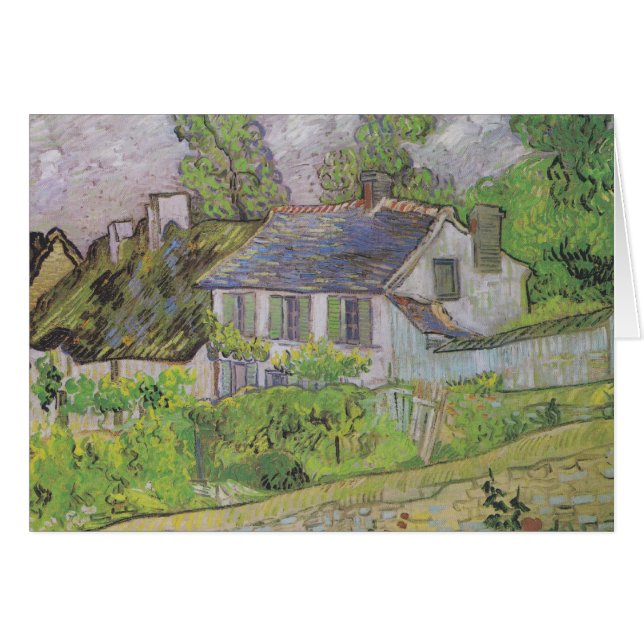 Hus i Auvers - Van Gogh (1890) OBS Kort (Framsidan Horizontal)
