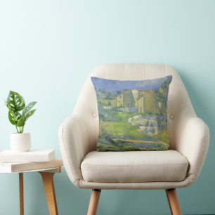 Hus i Provence av Paul Cezanne, Vintage Art Kudde