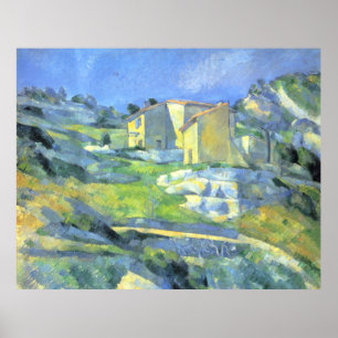 Hus i Provence Paul Cezanne   Poster