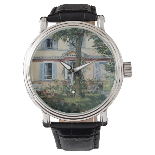 Hus i Rueil av Edouard Manet Armbandsur (Framsida)