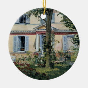 Hus i Rueil av Edouard Manet Julgransprydnad Keramik