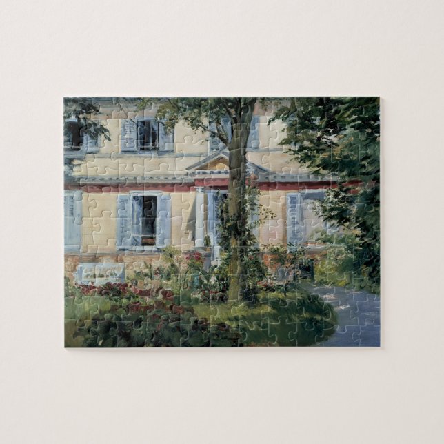 Hus i Rueil av Edouard Manet Pussel (Horisontell)