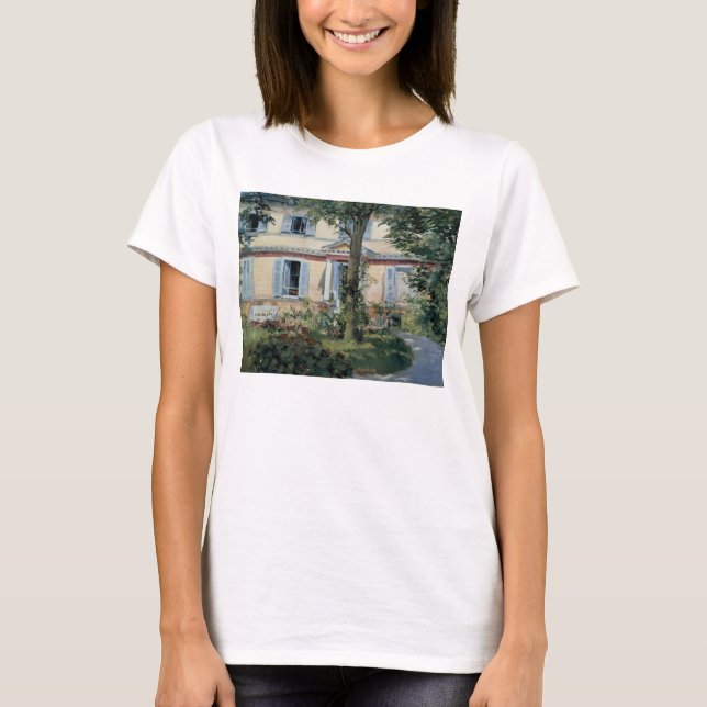 Hus i Rueil av Edouard Manet Tee (Framsida)