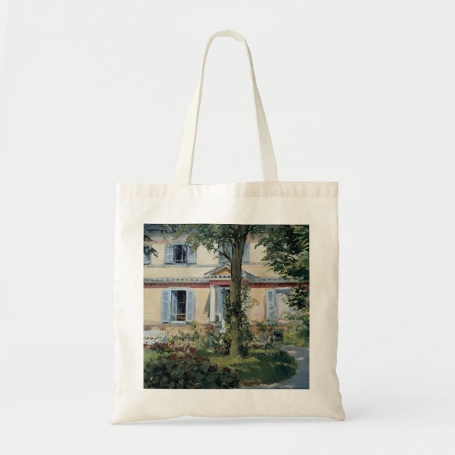 Hus i Rueil av Edouard Manet Tygkasse (Framsidan)