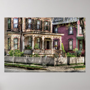 Hus - landVictorian Poster