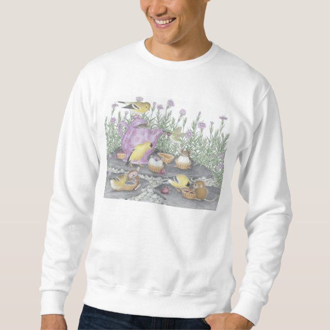 Hus-Mus Designs® - bekläda Lång Ärmad Tröja (Framsida)