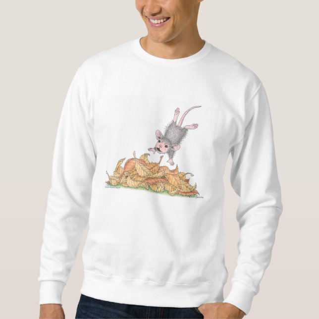 Hus-Mus Designs® - bekläda Långärmad Tröja (Framsida)