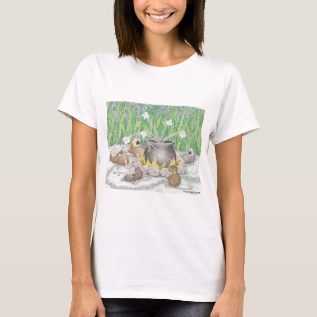 Hus-Mus Designs® - bekläda Tee Shirt (Framsida)