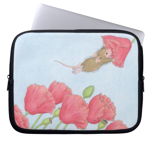 Hus-Mus Designs® - elektronik hänger lös Laptop Sleeve (Framsidan)