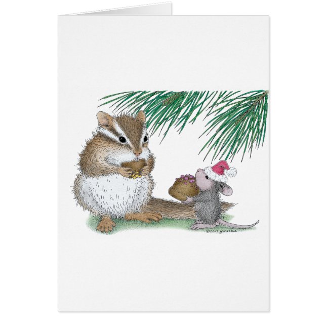 Hus-Mus Designs® Hälsningskort (Framsidan)