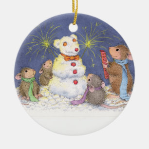 Hus-Mus Designs® - julprydnad Julgransprydnad Keramik