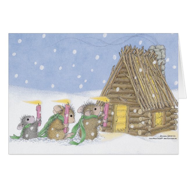 Hus-Mus Designs® kort (Framsidan Horizontal)