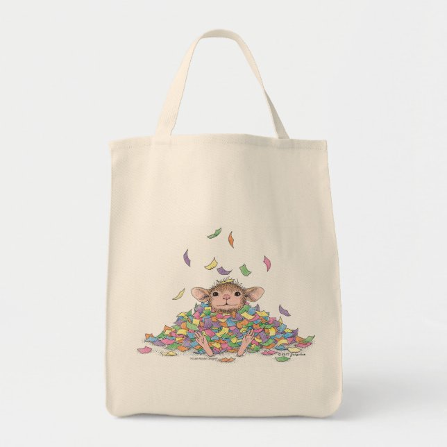 Hus-Mus Designs® - livsmedeltoto Tygkasse (Framsidan)