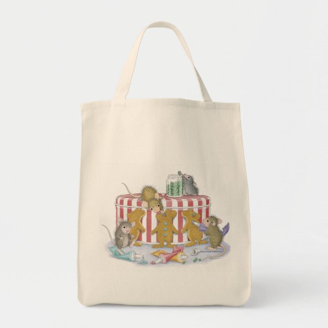Hus-Mus Designs® - livsmedeltoto Tygkasse (Framsidan)