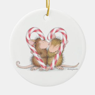 Hus-Mus Designs® - prydnadar Julgransprydnad Keramik