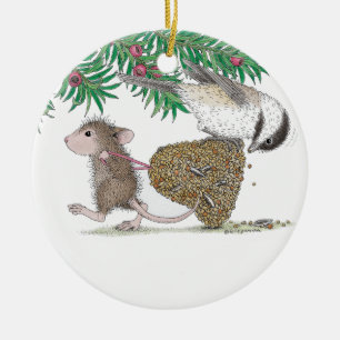 Hus-Mus Designs® - prydnadar Julgransprydnad Keramik