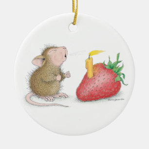 Hus-Mus Designs® - prydnadar Julgransprydnad Keramik