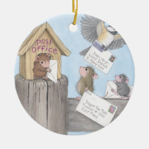 Hus-Mus Designs® - prydnadar Julgransprydnad Keramik