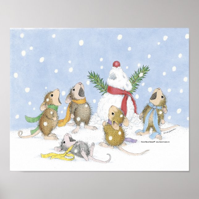 Hus-musdesign® - väggkonst (Framsidan)