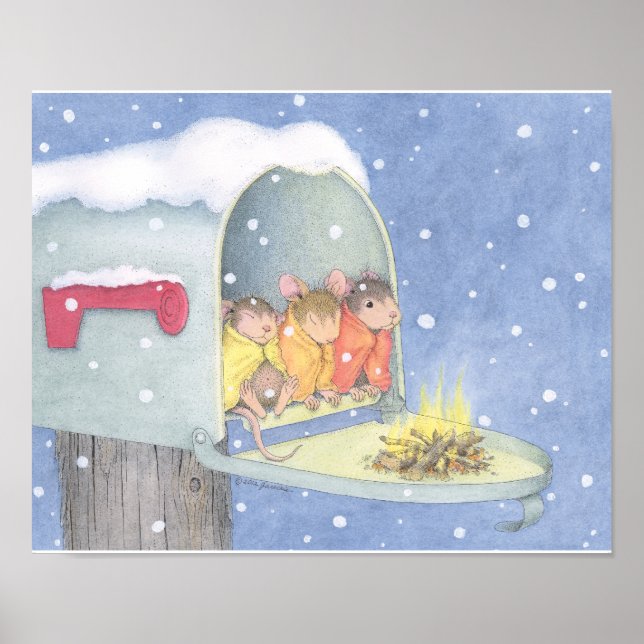 Hus-musdesign® - väggkonst (Framsidan)