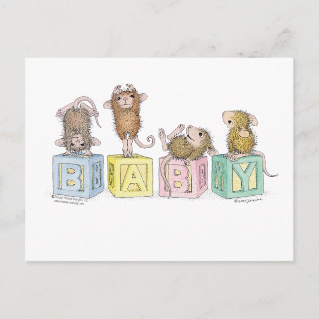 Hus-musdesign® Vykort (Framsida)